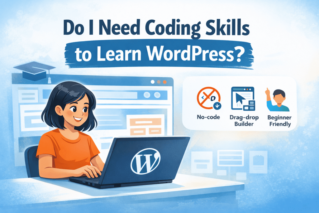 Do I need coding skills to learn WordPress