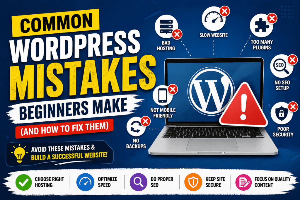 Common WordPress Mistakes Beginners Make